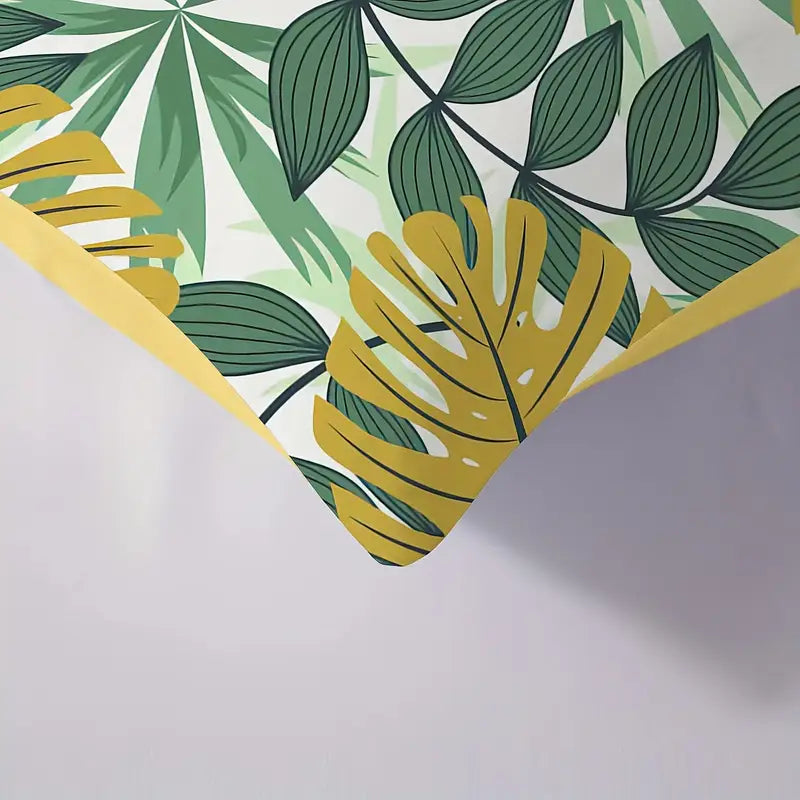 3D Leaf Pattern All-Season Comfort, Machine Washable