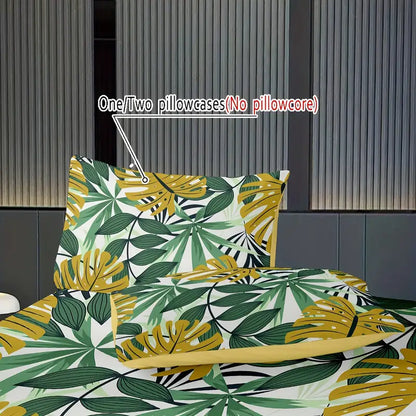 3D Leaf Pattern All-Season Comfort, Machine Washable