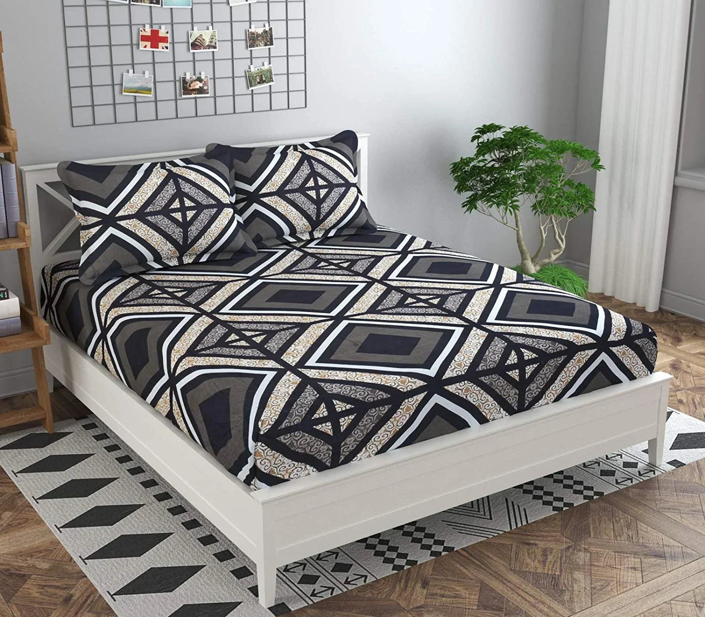 Alora Abstract - King - Fitted Bedsheet (78×72 inches)