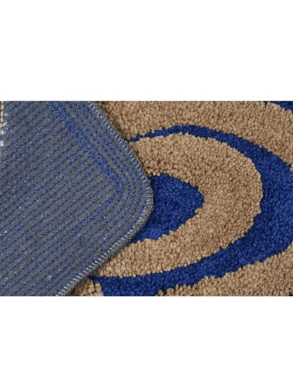 Amore - Blue Microfibre Doormat (Pack of 2)