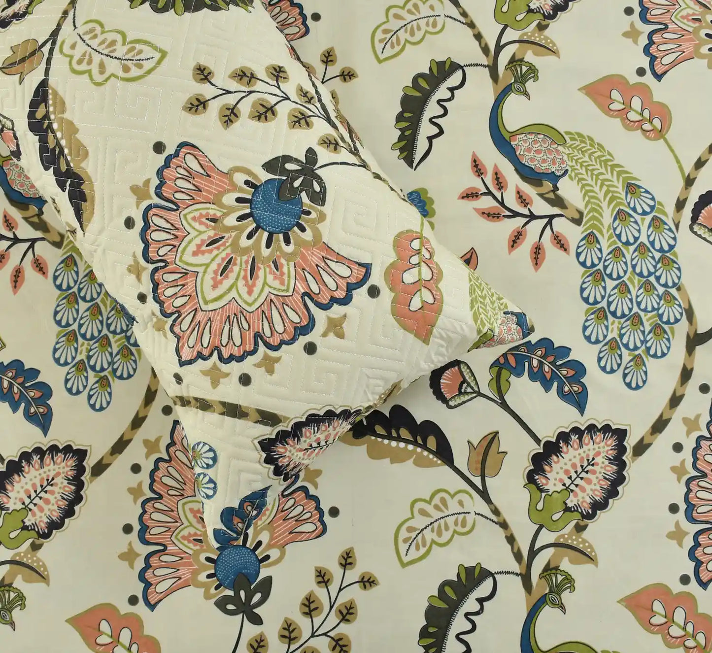 Amyra - 3 Pieces - Quilted Bedding Set (90 x 90 inches)