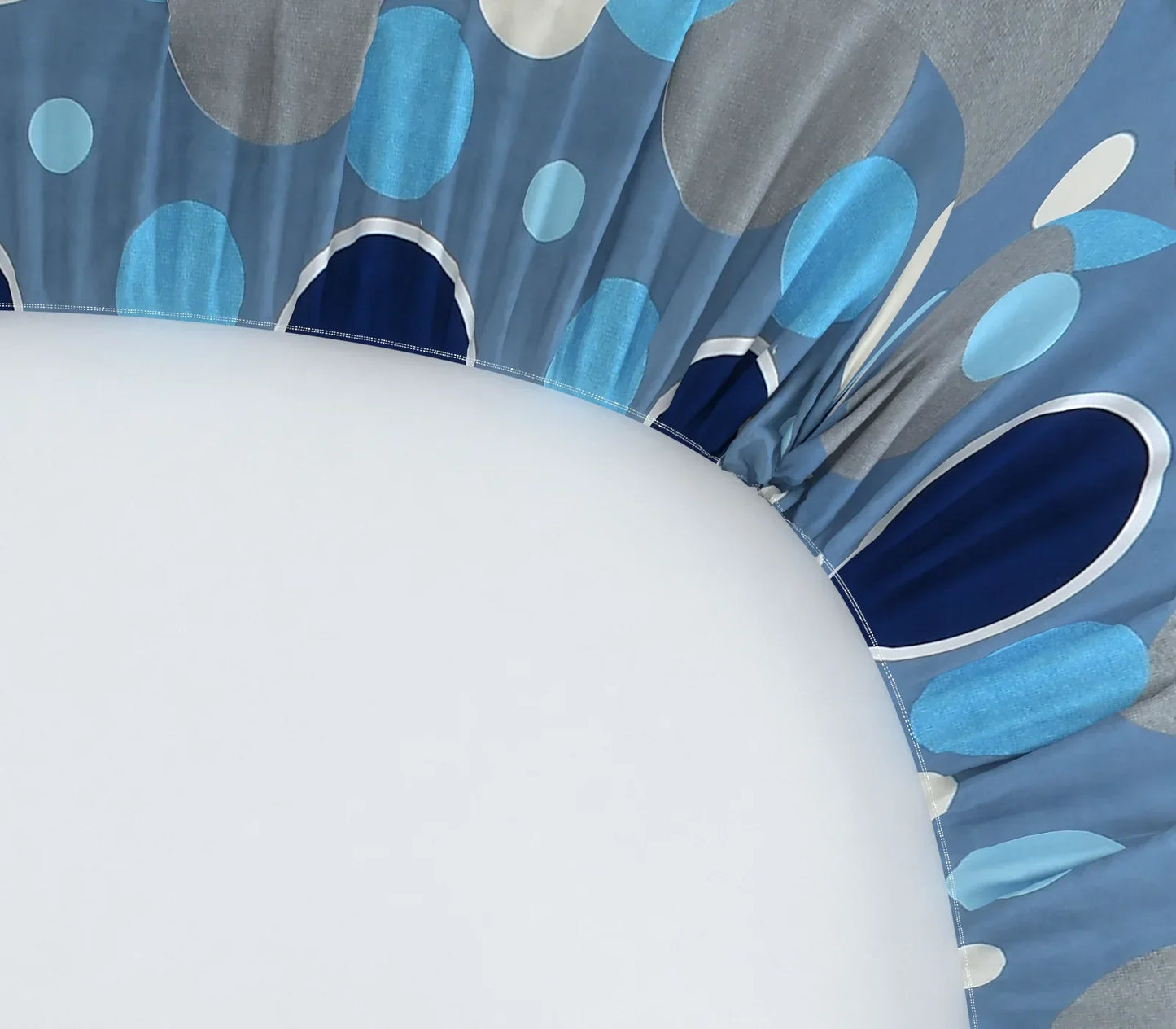 Aqua Bubbles - King - Fitted Bedsheet (78×72 inches)