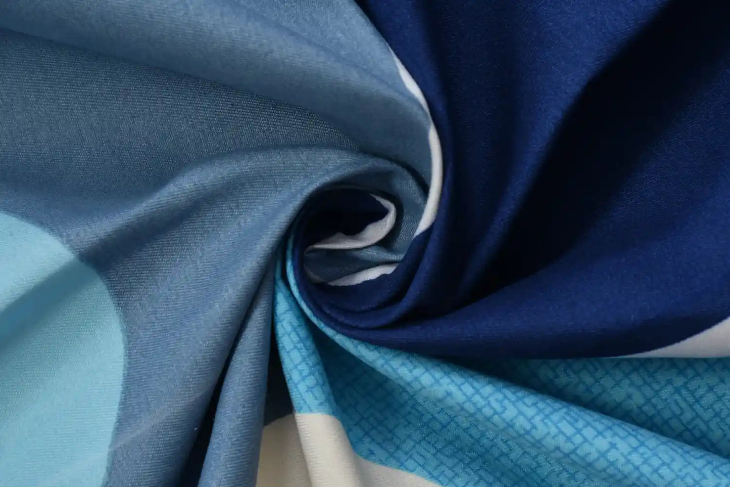 Aqua Bubbles - King - Fitted Bedsheet (78×72 inches)