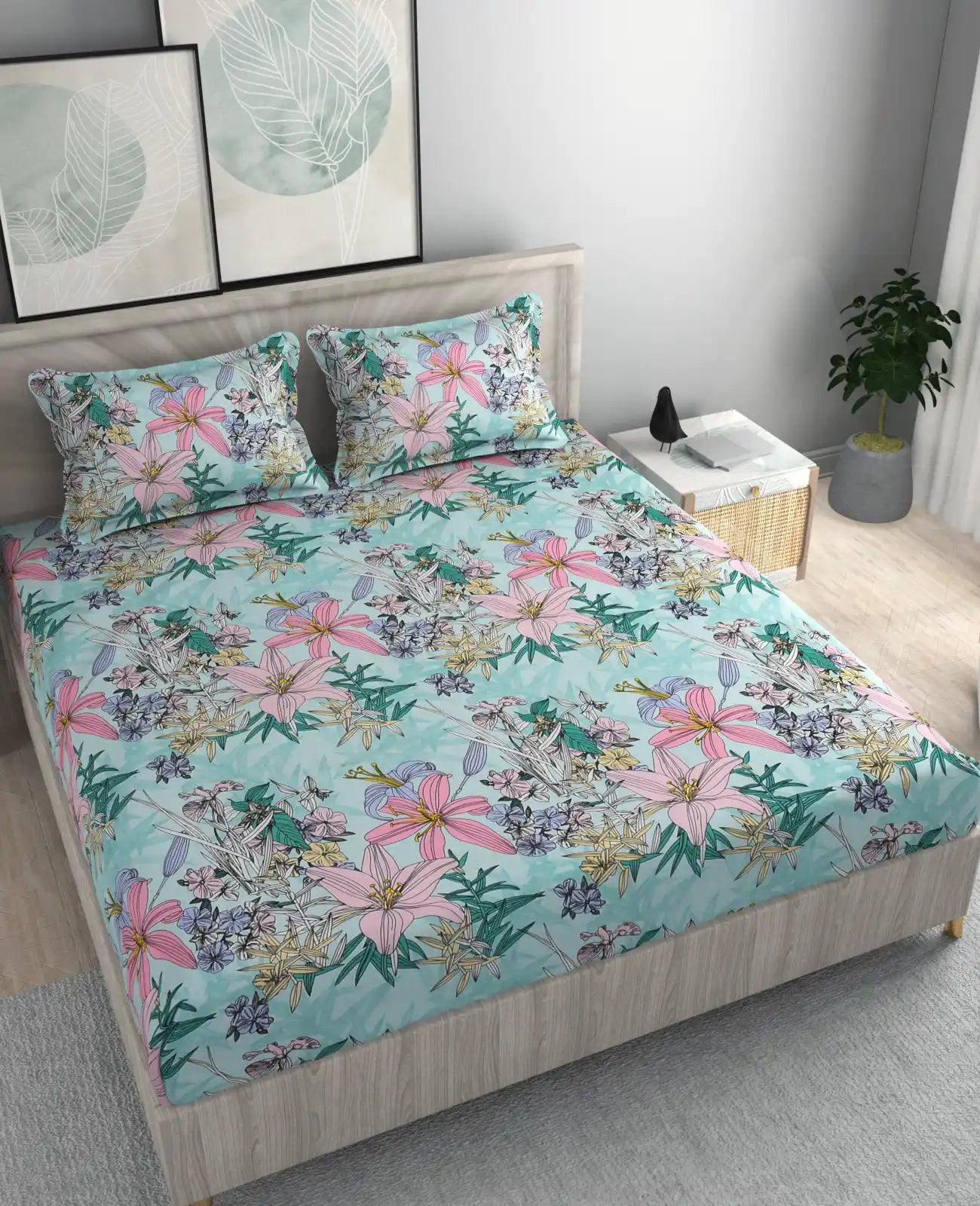Aurora - King - Fitted Bedsheet (78×72 inches)