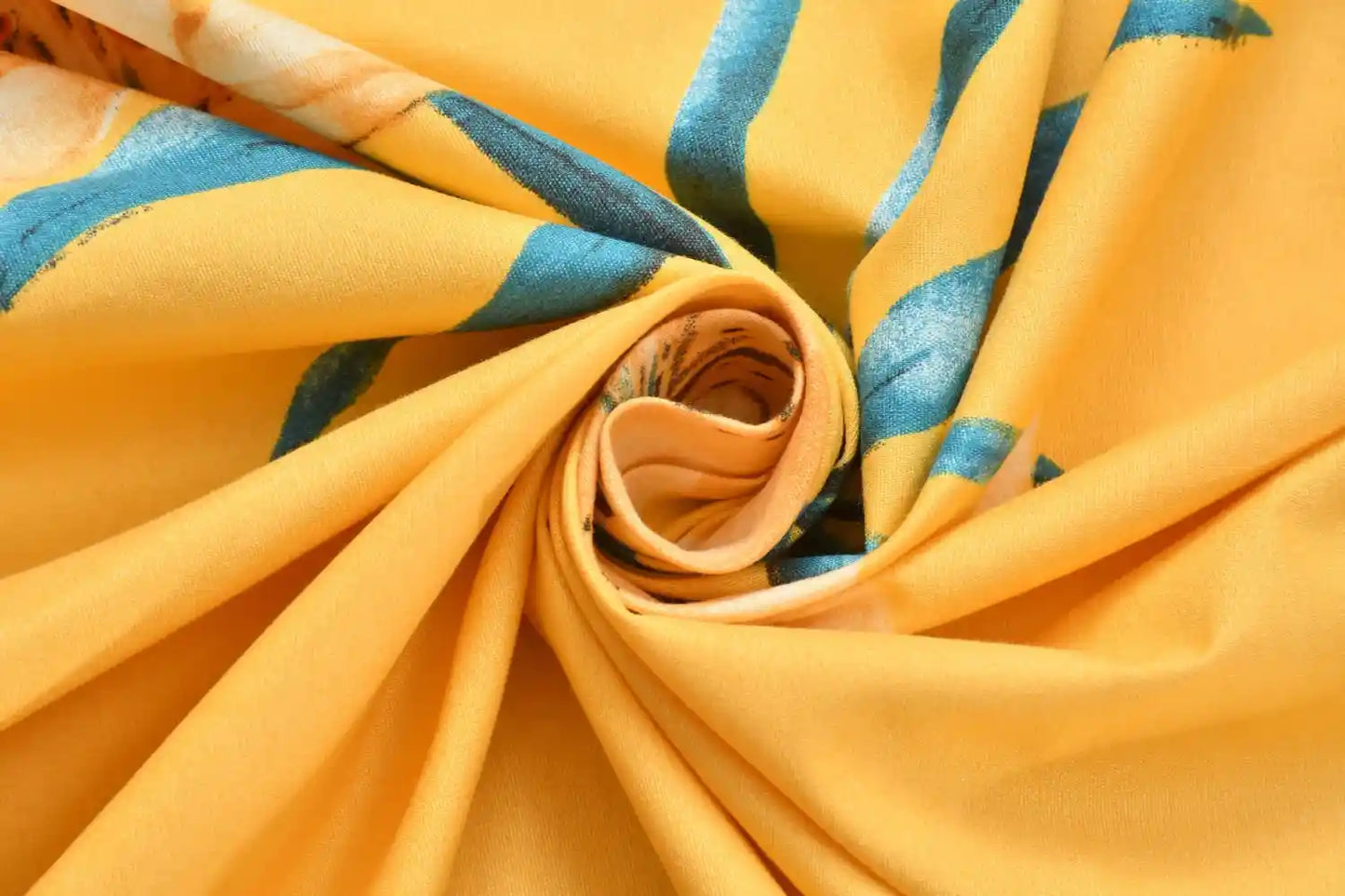 Blooming Bliss - Queen/Double - Fitted Bedsheet (76×72 inches)