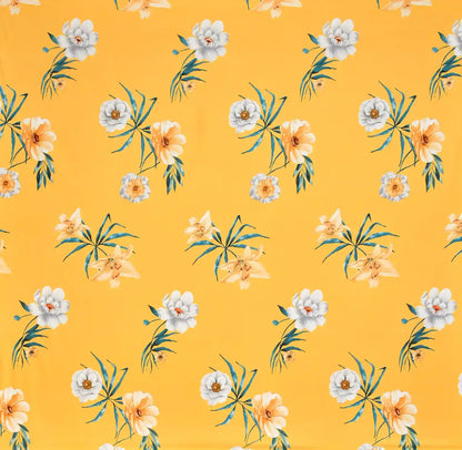 Blooming Bliss - Queen/Double - Fitted Bedsheet (76×72 inches)