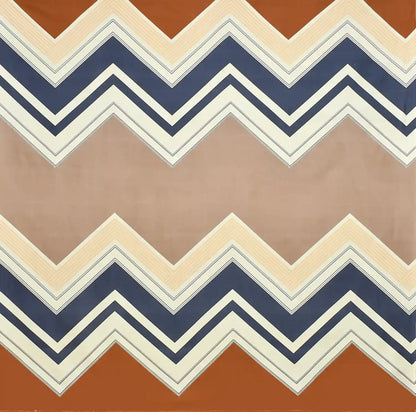 Caramel Chevron - Queen/Double - Fitted Bedsheet (76×72 inches)