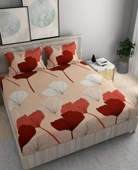 Caroline - Queen/Double - Fitted Bedsheet (76×72 inches)