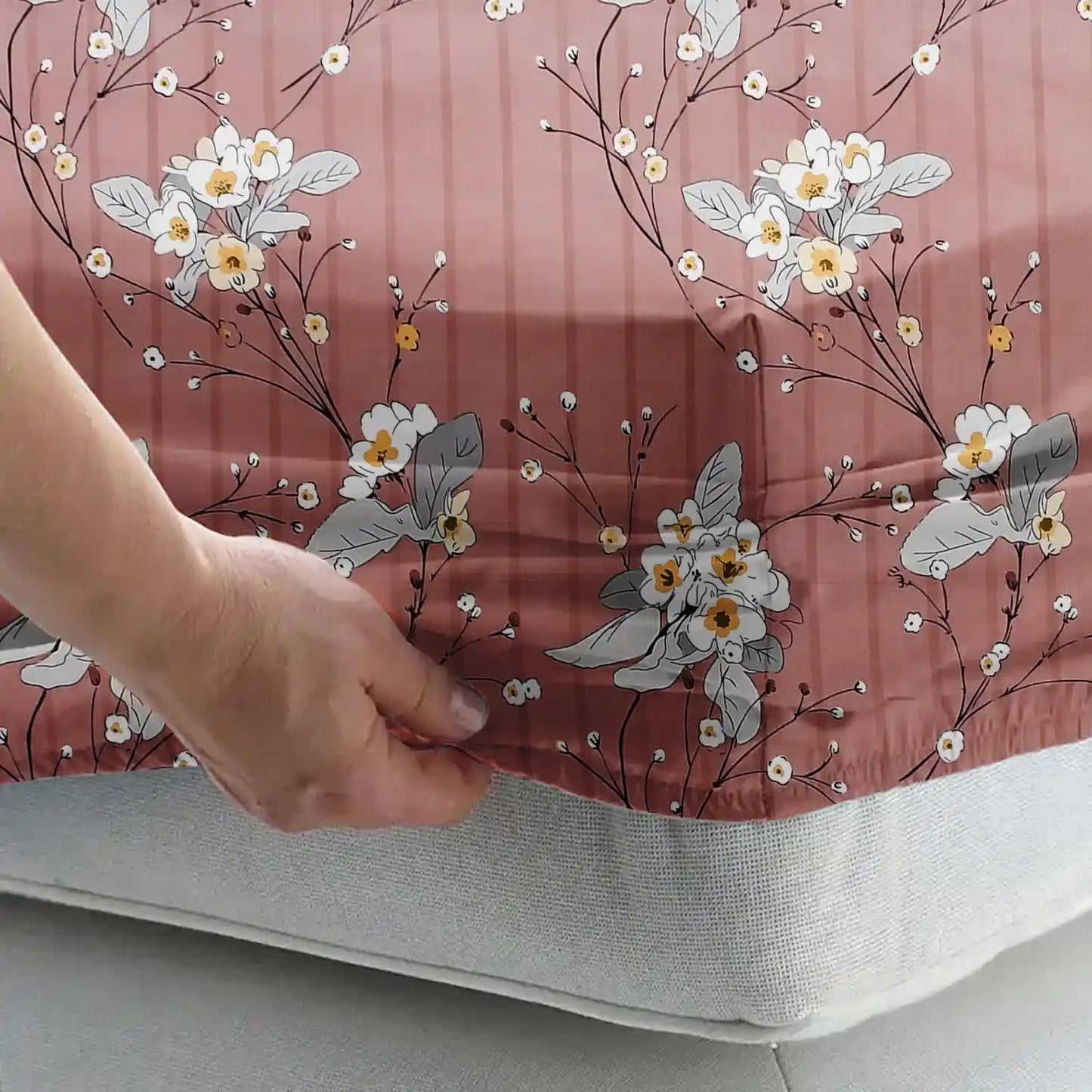 Celine - King - Fitted Bedsheet (78×72 inches)