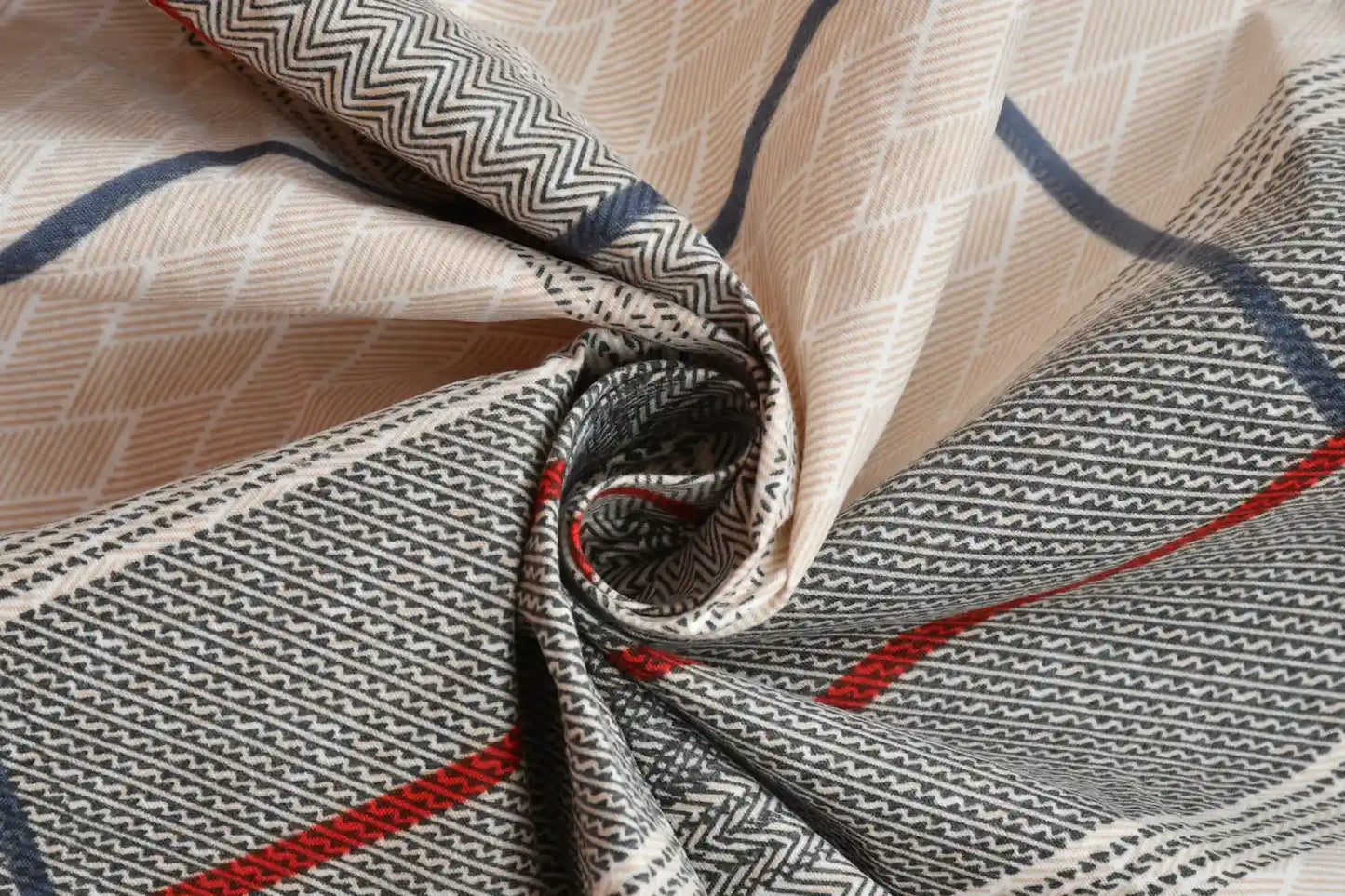 Checkered Notebook - King - Fitted Bedsheet (78×72 inches)