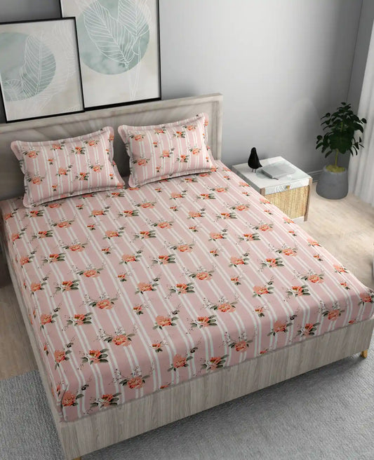 Claudia - Queen/Double - Fitted Bedsheet (76×72 inches)
