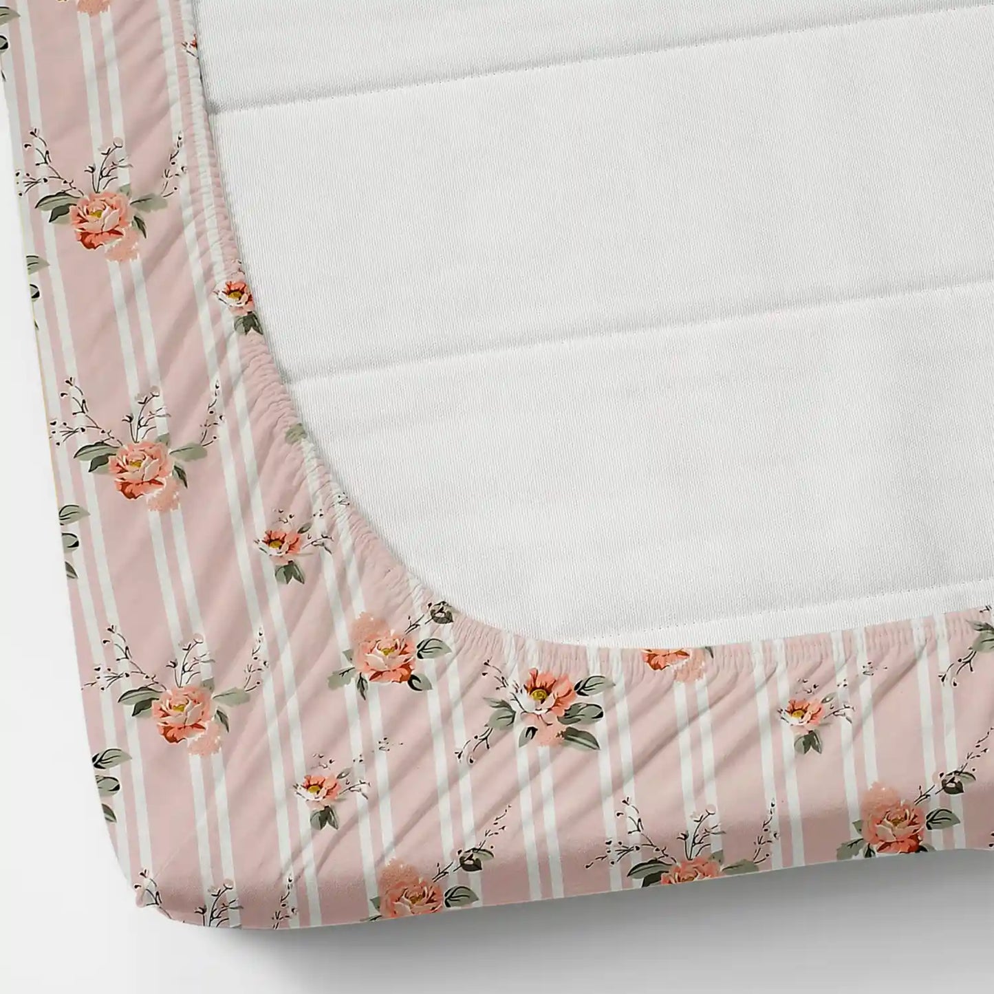 Claudia - Queen/Double - Fitted Bedsheet (76×72 inches)