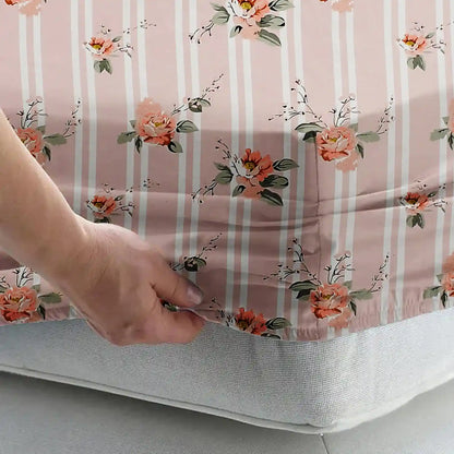 Claudia - Queen/Double - Fitted Bedsheet (76×72 inches)