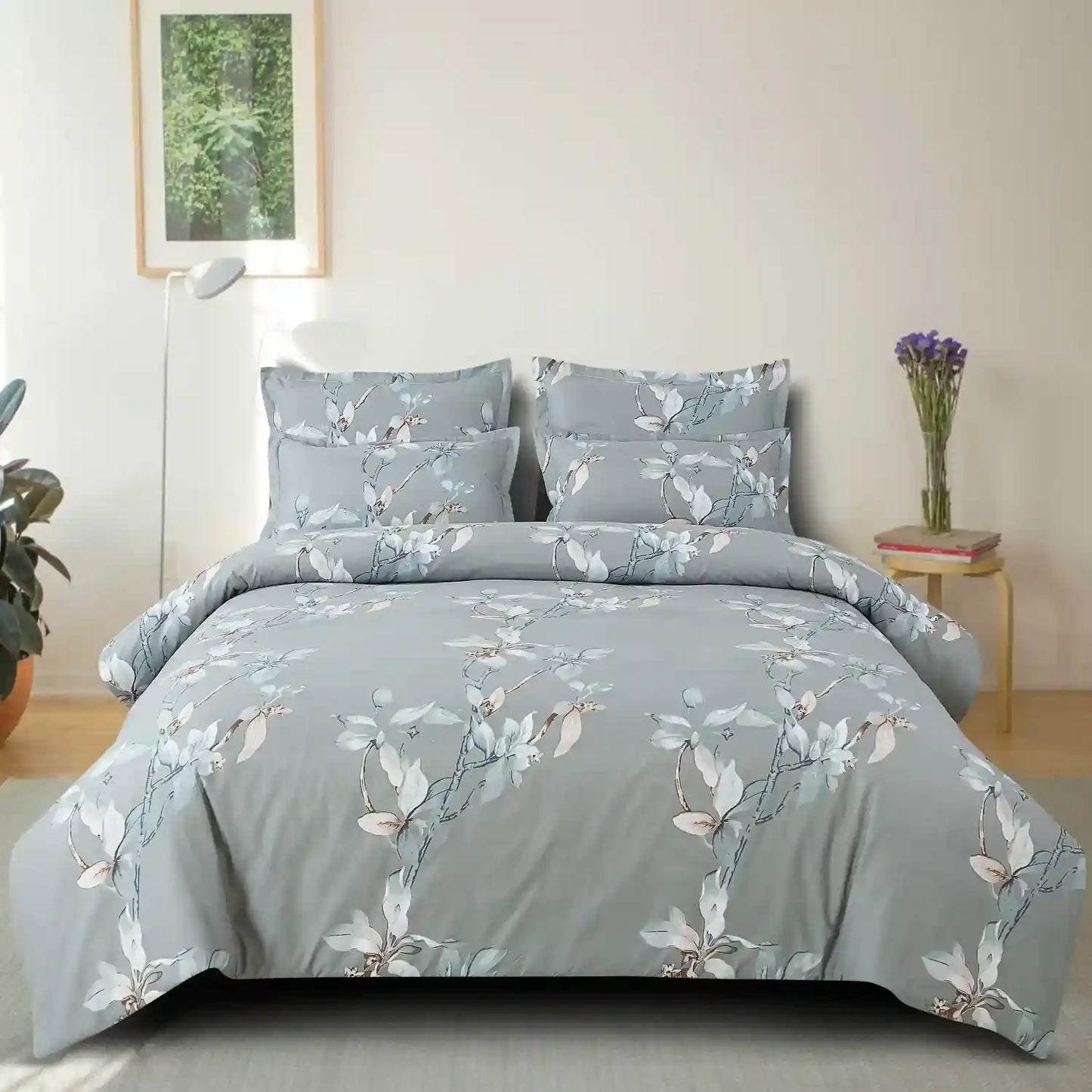 Cynthia - Flat Bedsheet (90×100 inches)