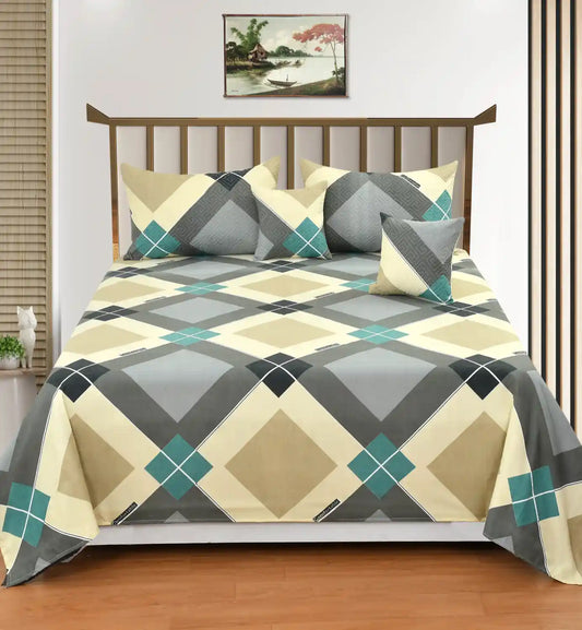 Dublin - 3 Pieces - Quilted Bedding Set (90 x 90 inches)