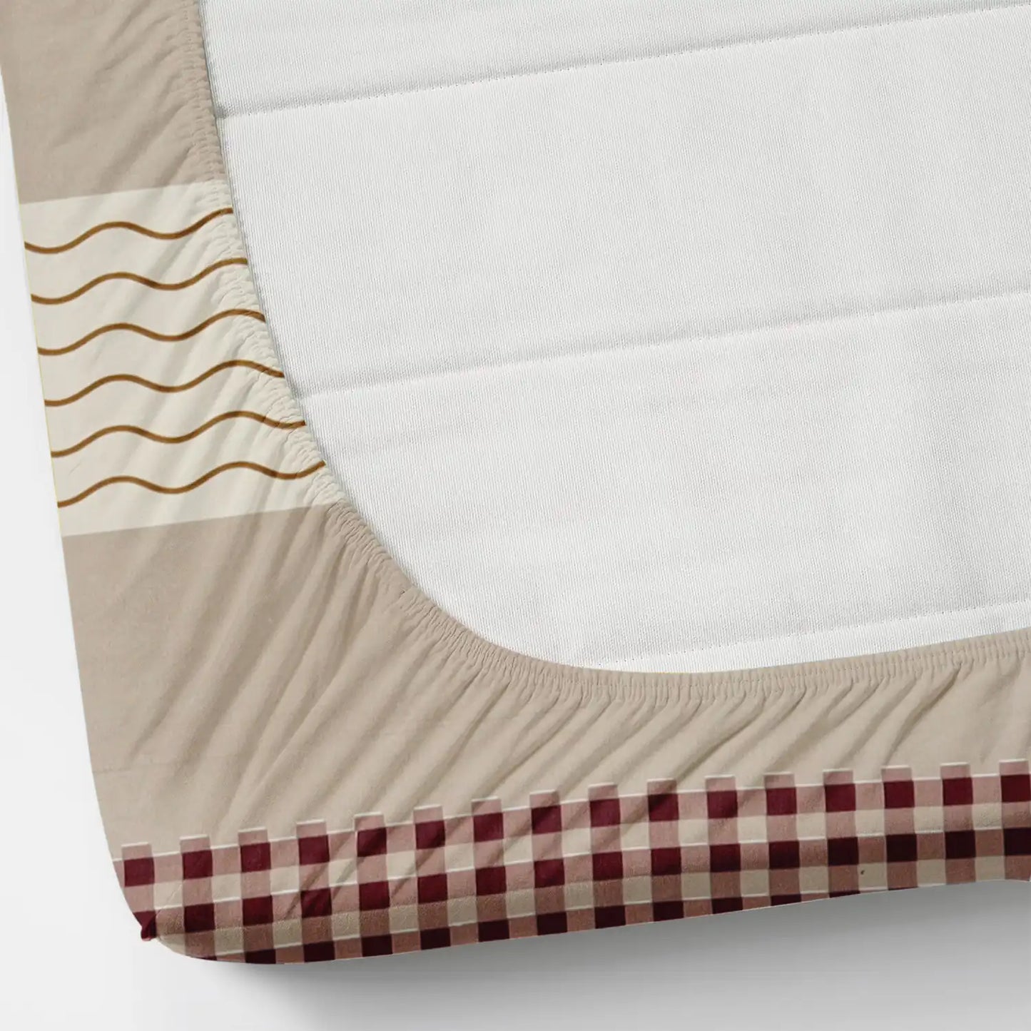 Dunes - Queen/Double - Fitted Bedsheet (76×72 inches)