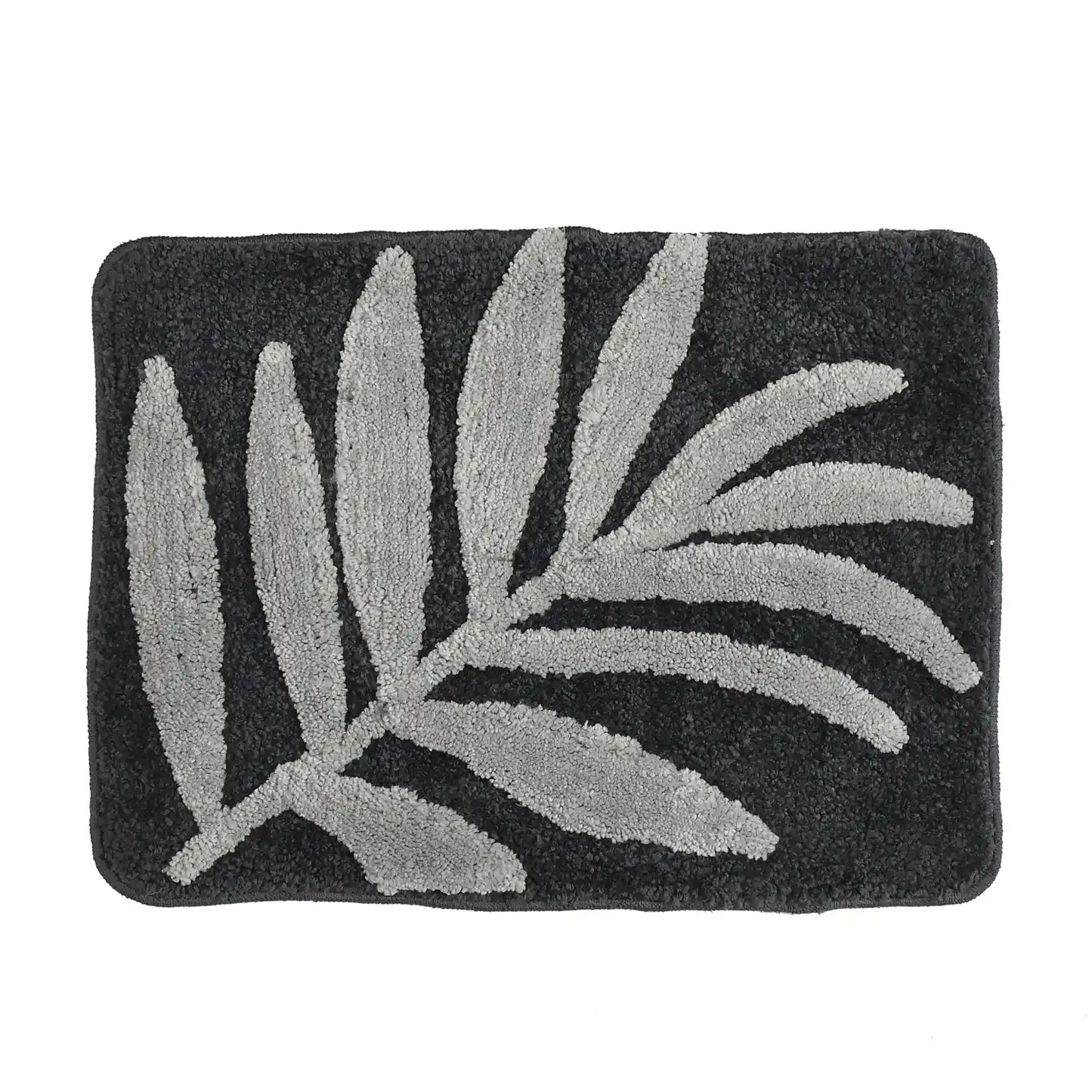 Fern - Silver Microfibre Doormat (40x60 cm)