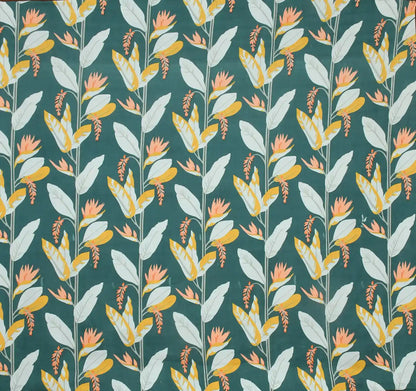Floral Yard - Queen/Double - Fitted Bedsheet (76×72 inches)