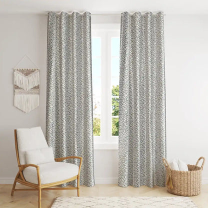 Freesia - Grey Curtains (Set of 2)