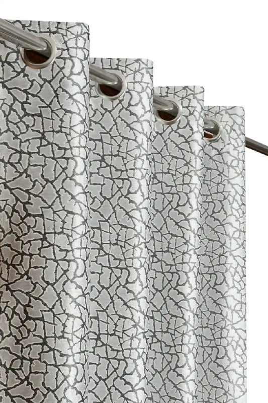 Freesia - Grey Curtains (Set of 2)