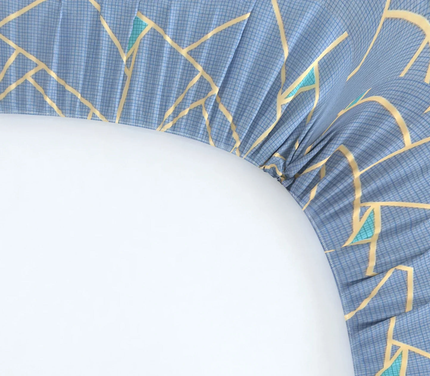 Glacial Storm - Queen/Double - Fitted Bedsheet (76×72 inches)