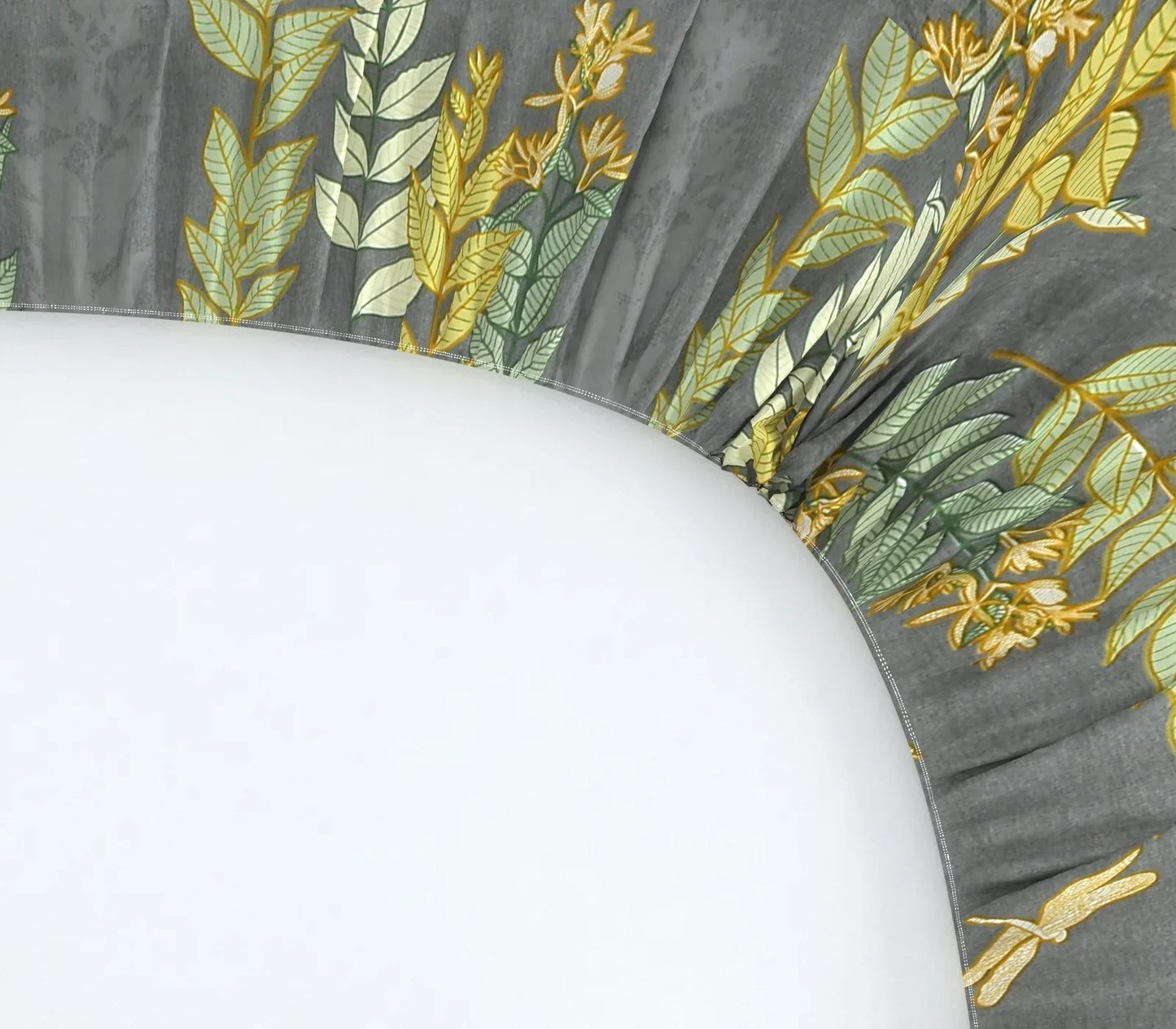 Hanging Petals - Queen/Double - Fitted Bedsheet (76×72 inches)