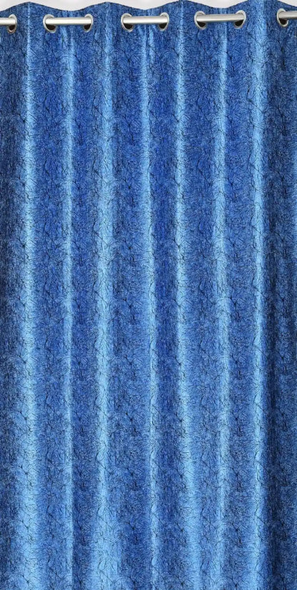 Heather - Blue Curtains (Set of 2)