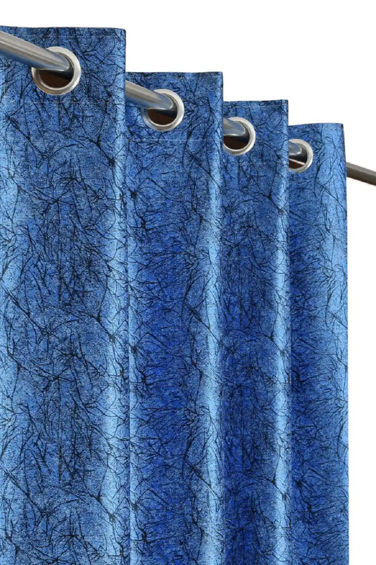 Heather - Blue Curtains (Set of 2)