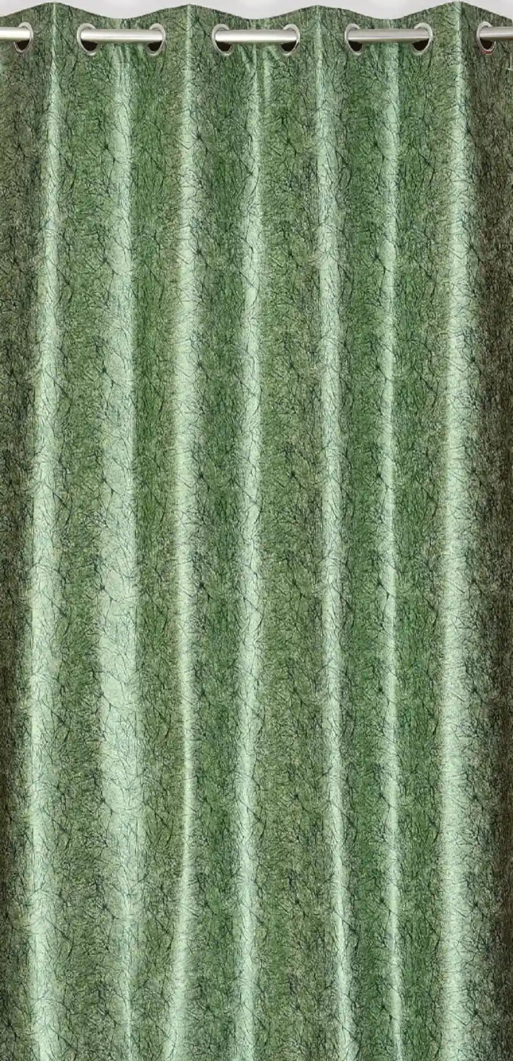Heather - Green Curtains (Set of 2)