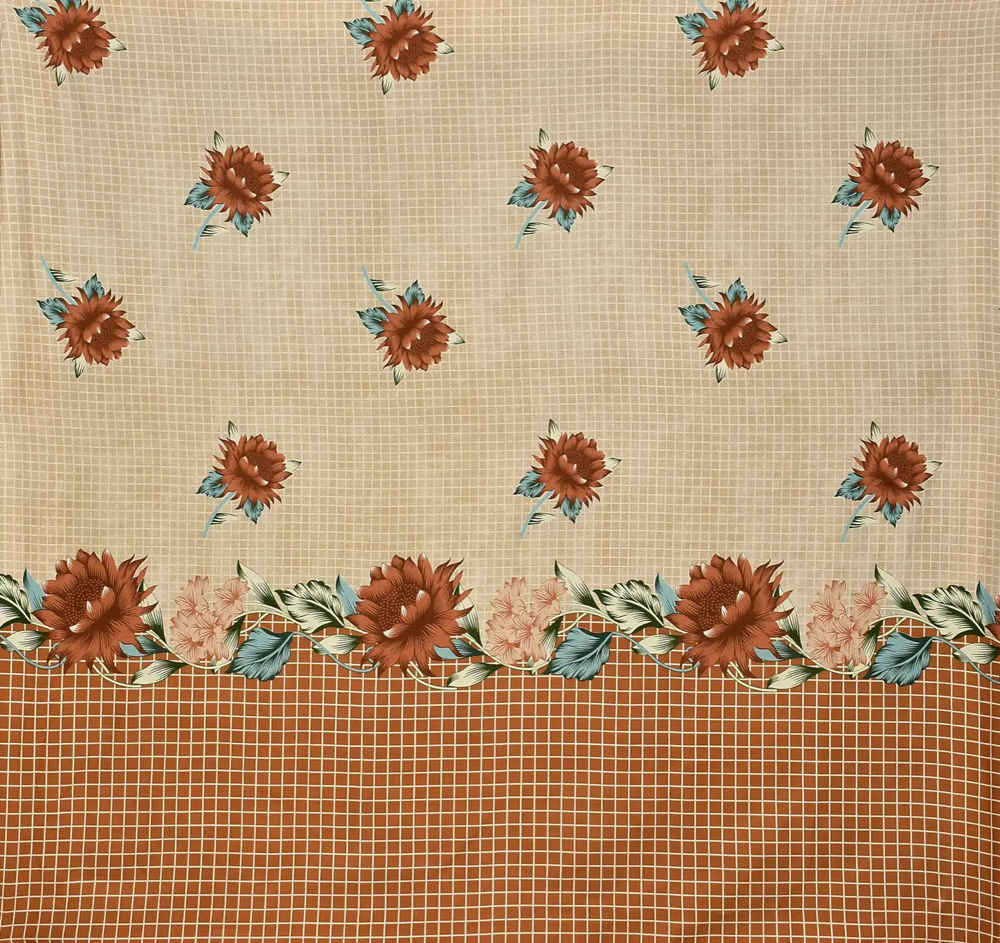 Hibiscus - King - Fitted Bedsheet (78×72 inches)