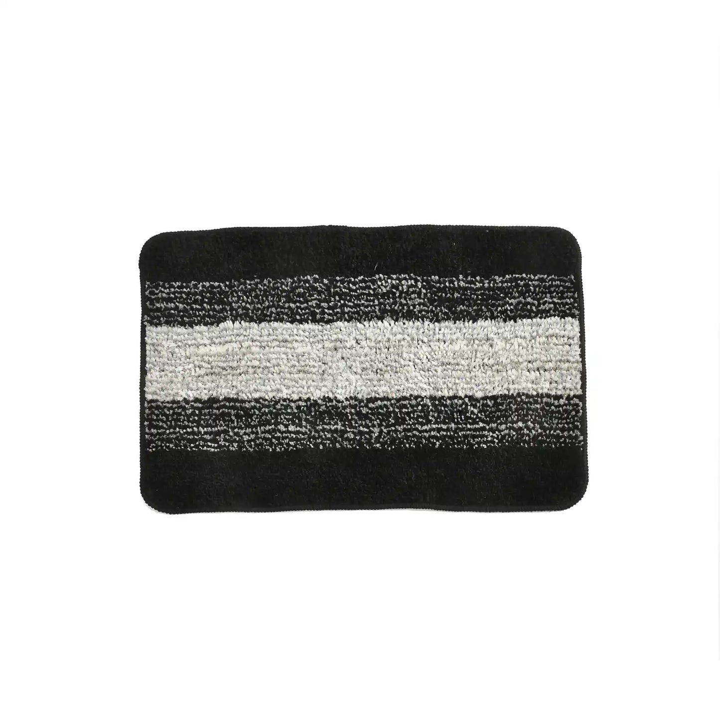 Holland - Black Microfibre Doormat (Pack of 2)