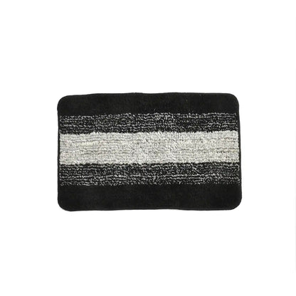 Holland - Black Microfibre Doormat (Pack of 2)