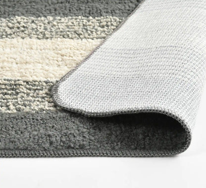 Holland - Light Grey Microfibre Doormat (Pack of 2)