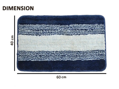 Holland - Royal Blue Microfibre Doormat (Pack of 2)