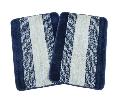 Holland - Royal Blue Microfibre Doormat (Pack of 2)