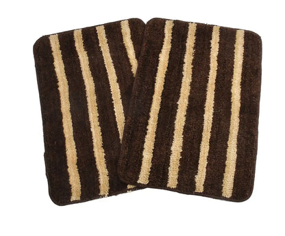 Horizon - Brown Microfibre Doormat (Pack of 2)
