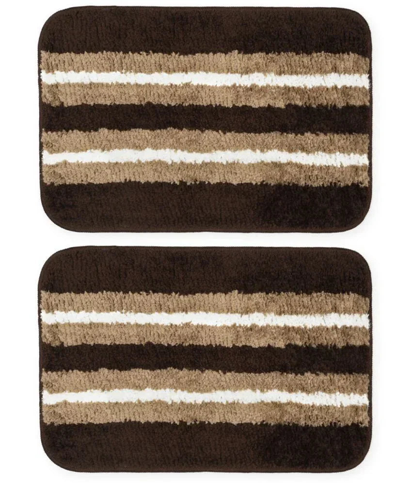 Horizon - Brown Microfibre Doormat (Pack of 2) - Discontinued