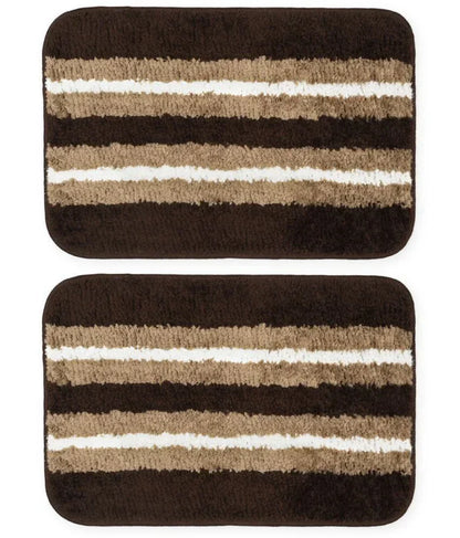 Horizon - Brown Microfibre Doormat (Pack of 2) - Discontinued