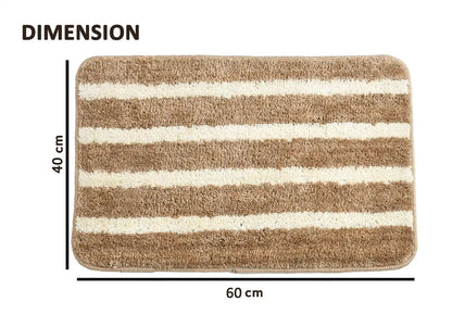Horizon - Chestnut Microfibre Doormat (Pack of 2)