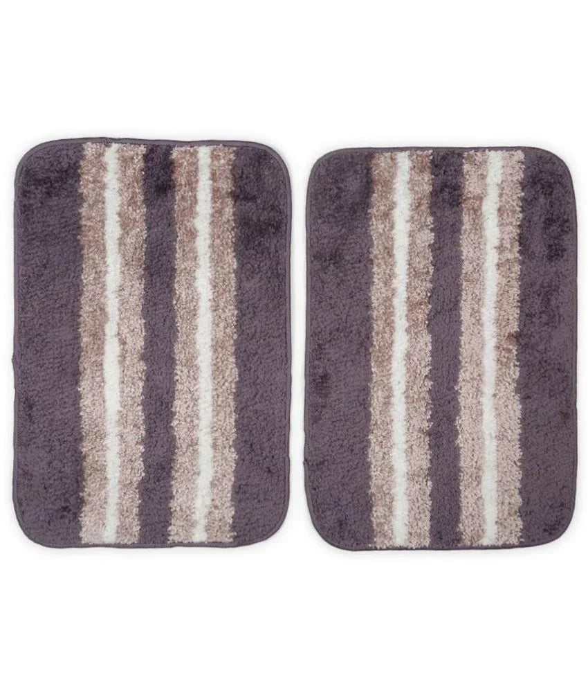 Horizon - Grey Microfibre Doormat (Pack of 2)
