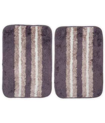 Horizon - Grey Microfibre Doormat (Pack of 2)
