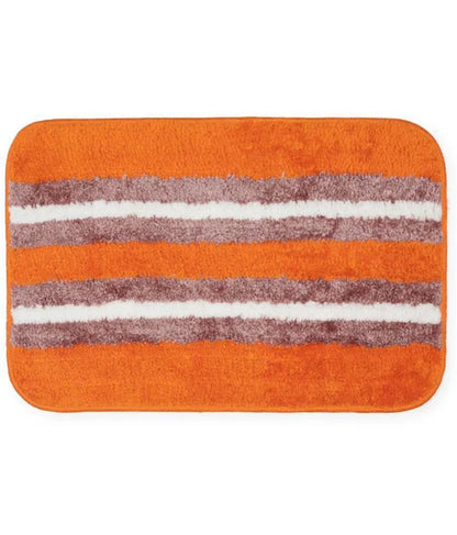 Horizon - Orange Microfibre Doormat (Pack of 2)