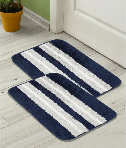 Horizon - Royal Blue Microfibre Doormat (Pack of 2) - Discontinued