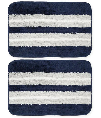 Horizon - Royal Blue Microfibre Doormat (Pack of 2) - Discontinued