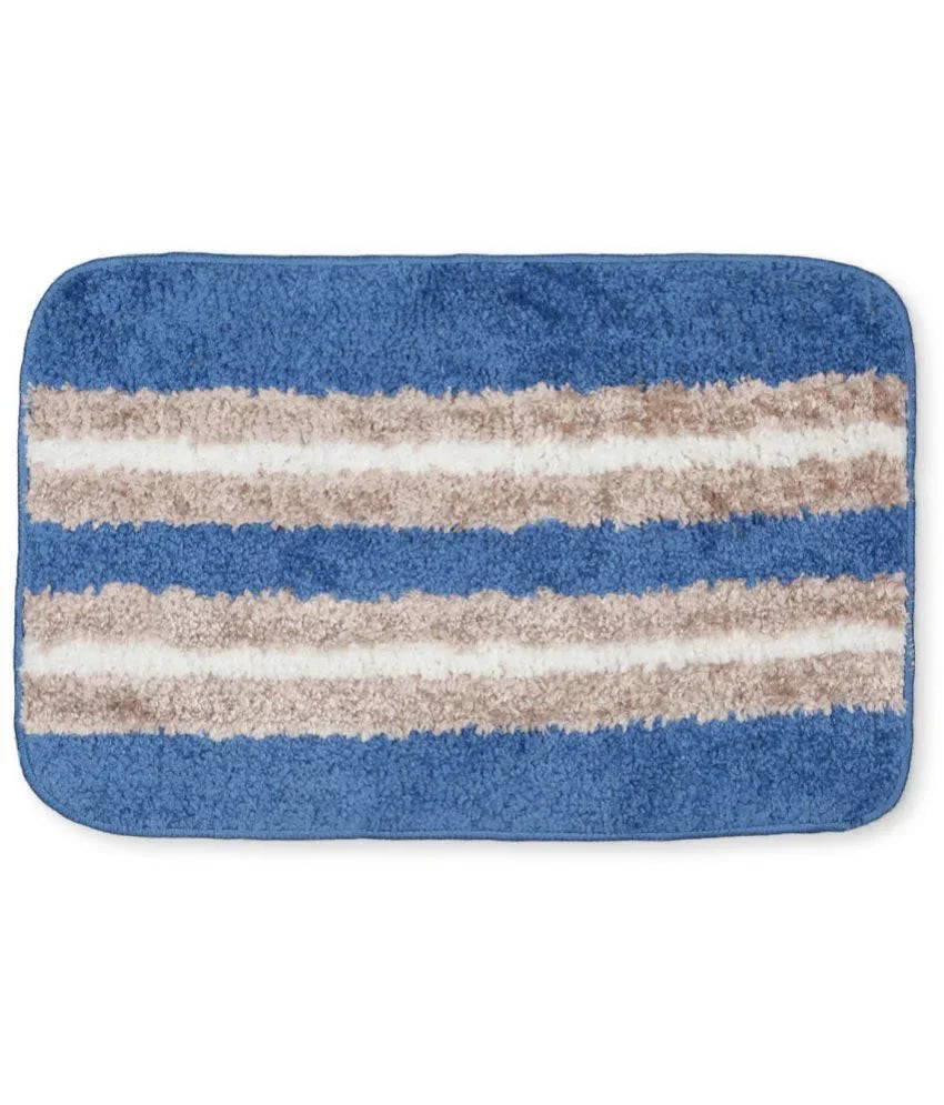 Horizon - Sky Blue Microfibre Doormat (Pack of 2)