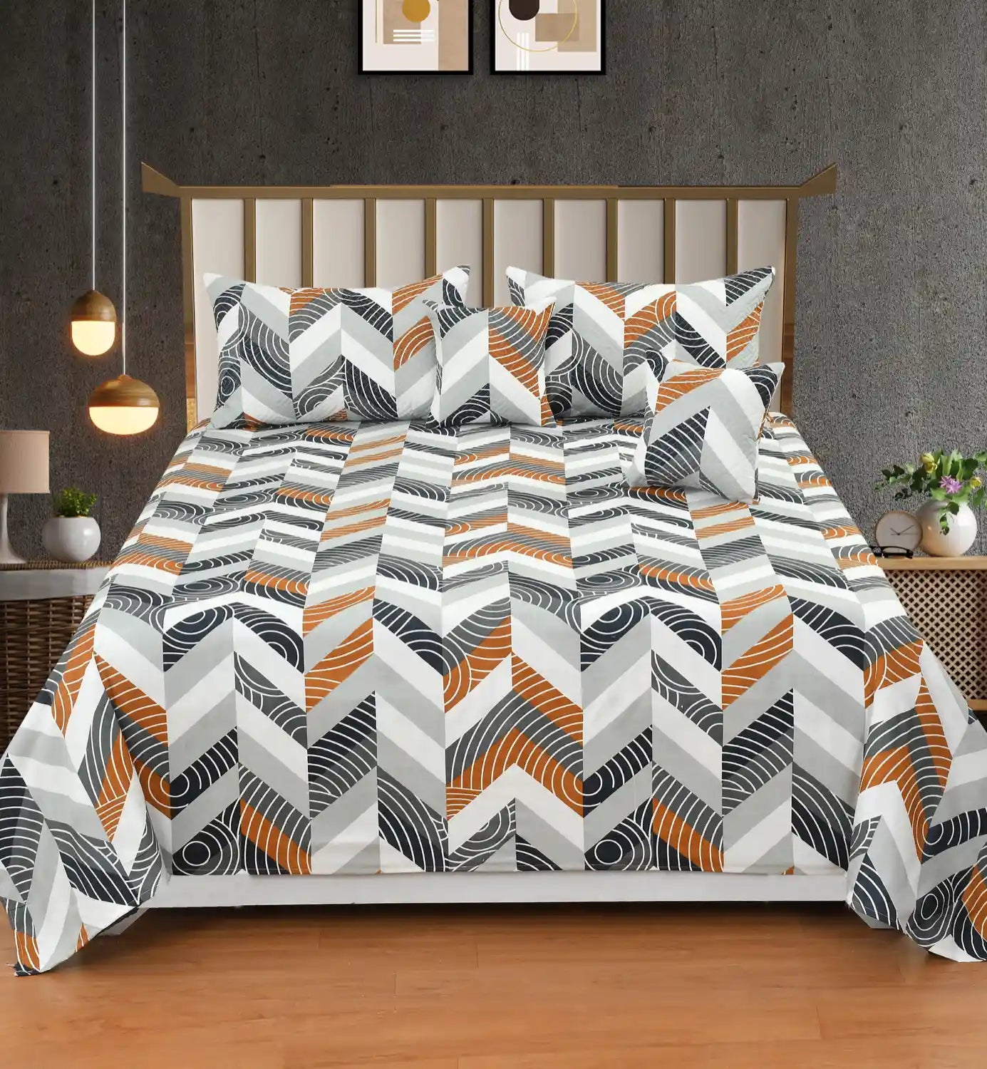 Insignia - 3 Pieces - Quilted Bedding Set (90 x 90 inches)
