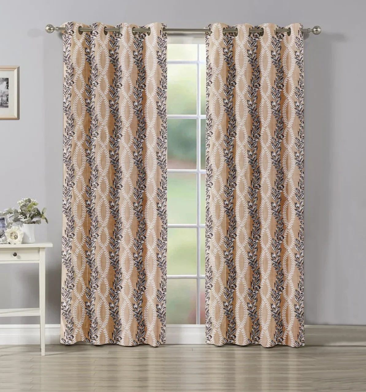 Ivy - Cream Curtains (Set of 2)