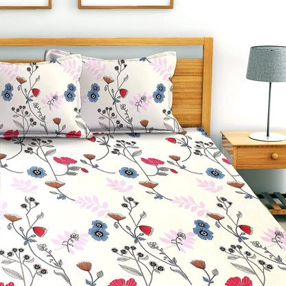 Japanese Spring - Queen/Double - Fitted Bedsheet (76×72 inches)