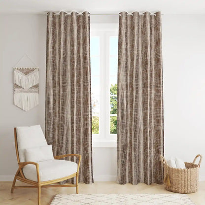Julienne - Brown Curtains (Set of 2)