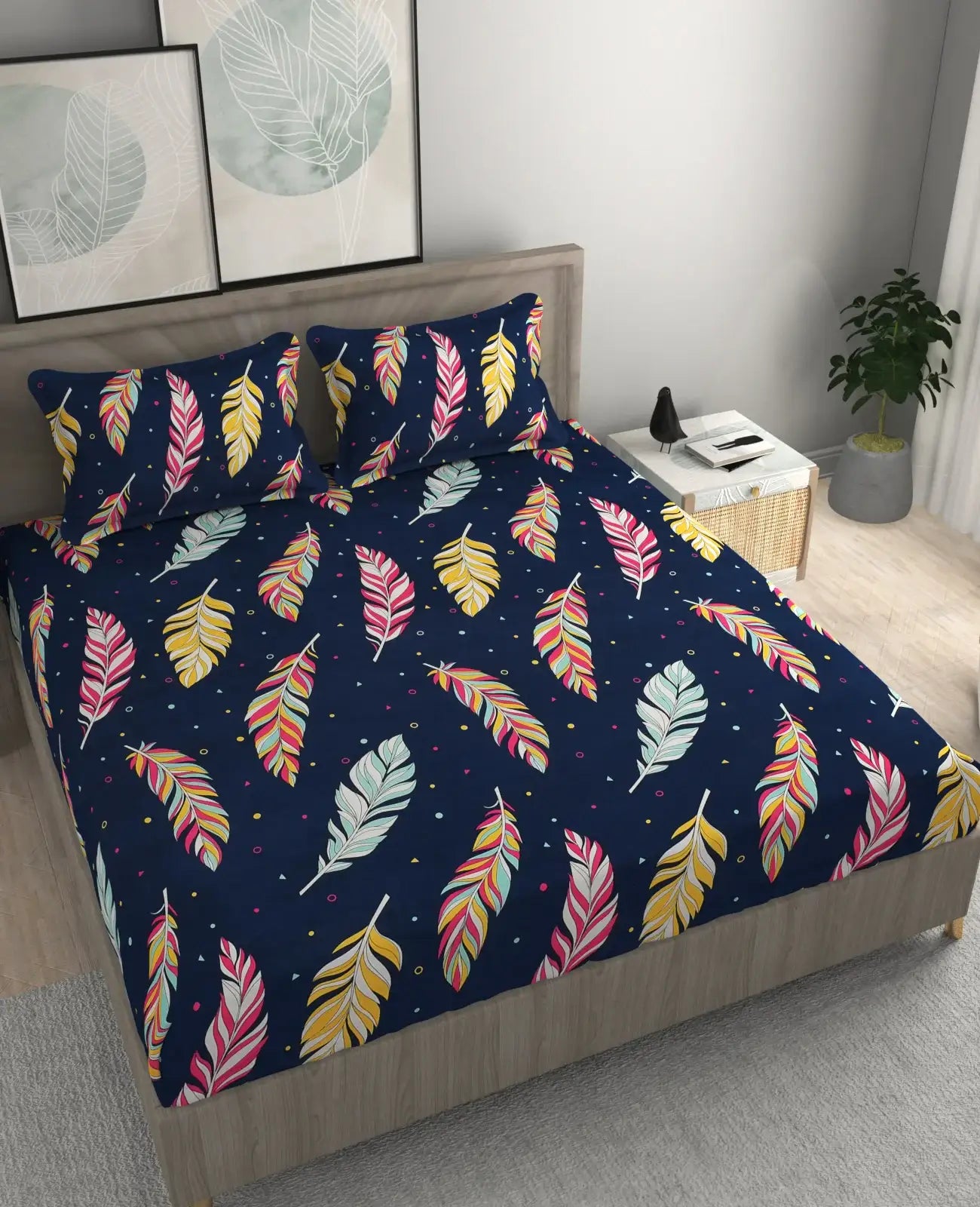 Leaf Royale - King - Fitted Bedsheet (78×72 inches)